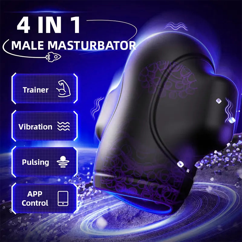 Smart Control 4-in-1 Male Vibrator & Endurance Trainer