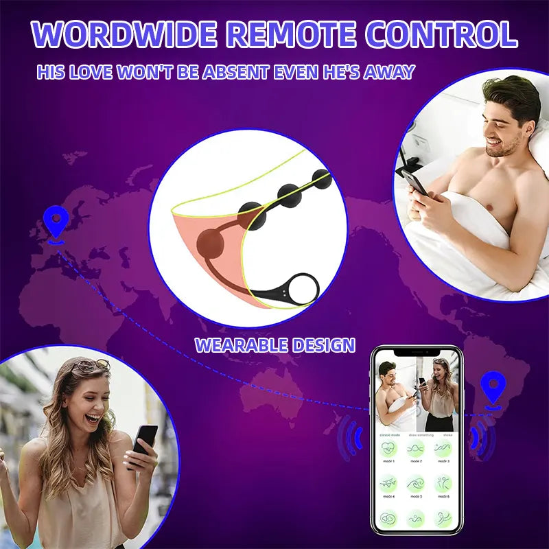 Remote-Controlled G-Spot & Prostate Pleasure Beads