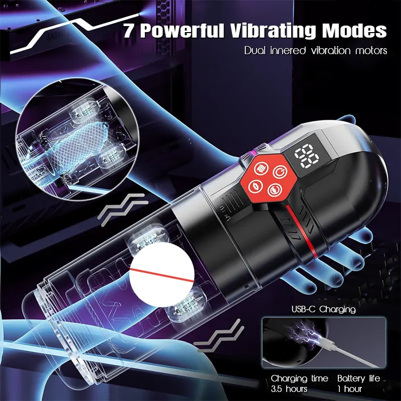 Smart Vacuum Thrusting Male Masturbator
