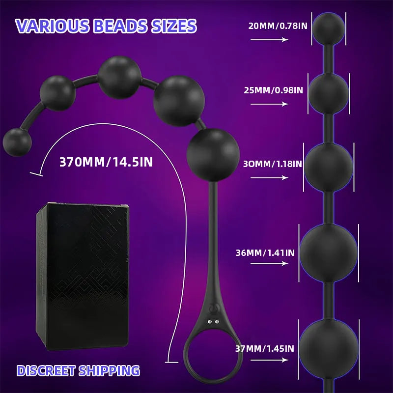 Remote-Controlled G-Spot & Prostate Pleasure Beads