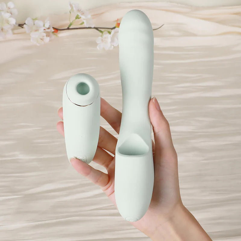 Lust Dual-Head Thrust and Suction Vibrator