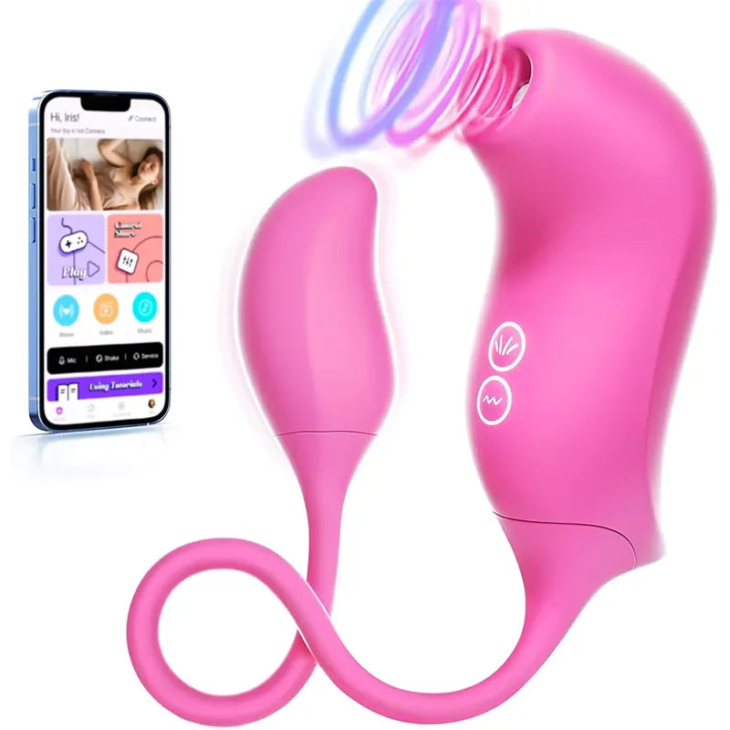 App-Connected Suction Vibrator