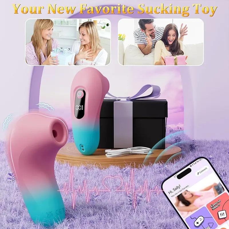 Remote Control Suction Vibrator