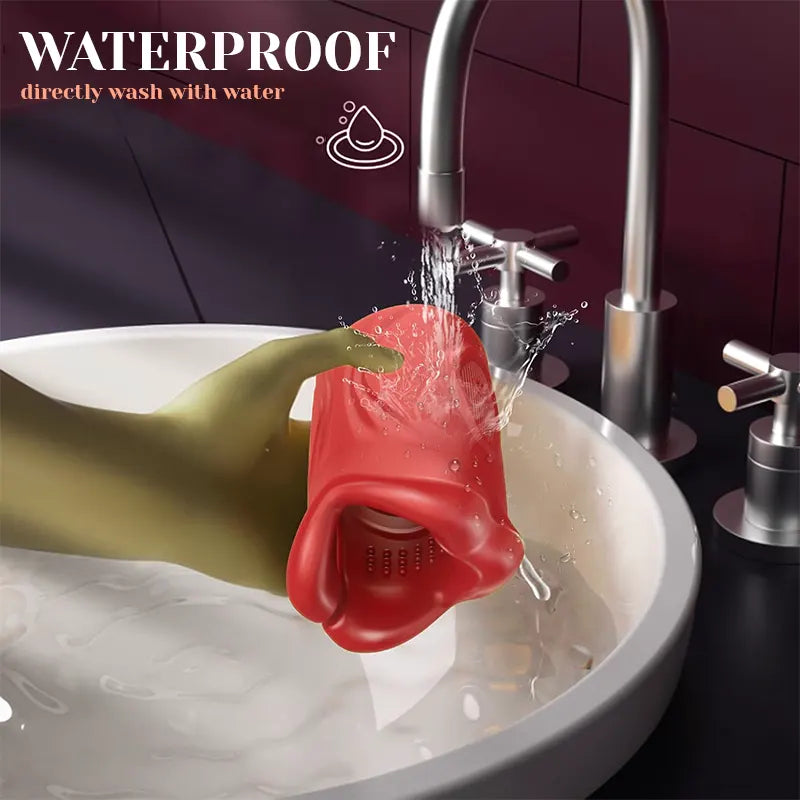 4-in-1 Rose Open-Ended App-Controlled Male Vibrator