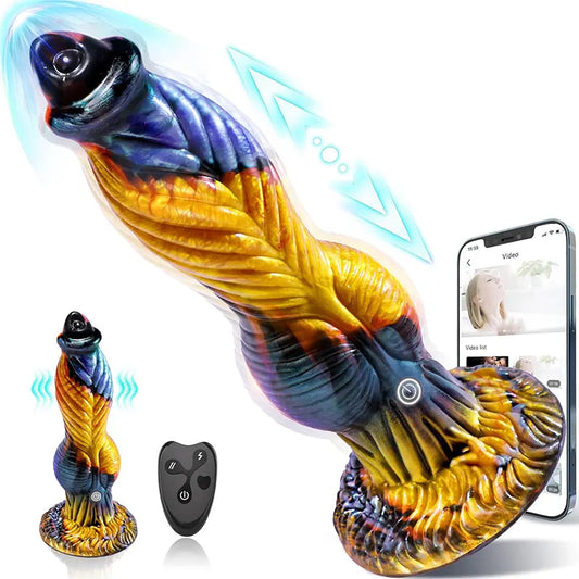 Phoenix Fury App-Controlled Monster Dildo
