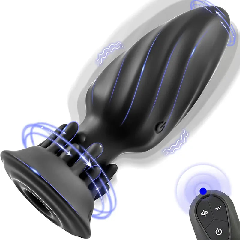 10-Mode Rotating & Vibrating Tentacle Anal Plug