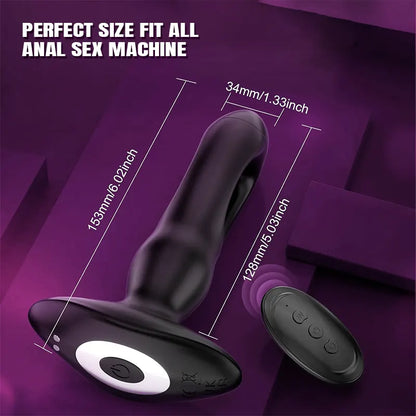 Remote-Controlled Flapping Anal Plug