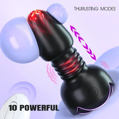 Remote Thrusting Anal Vibrator Plug