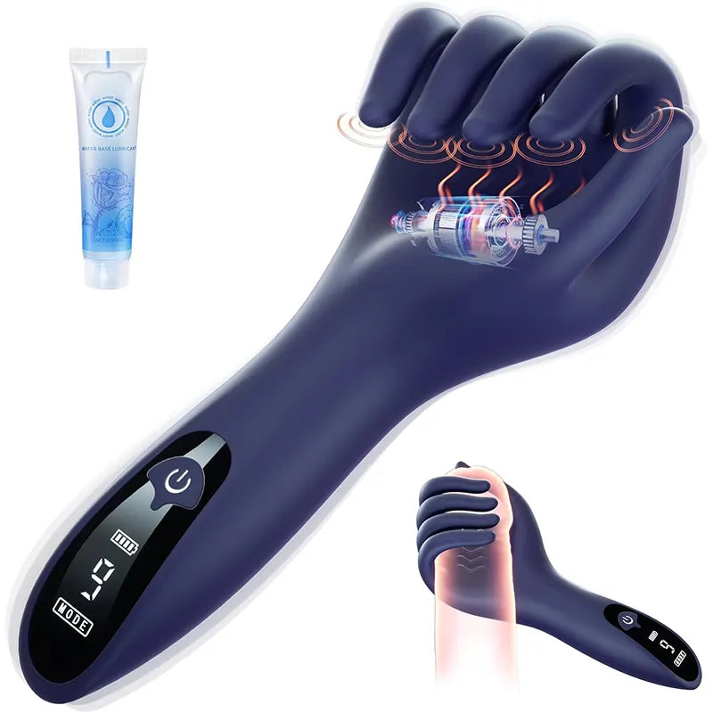 PulseGrip LCD Finger-Form Vibrator for Men & Couples