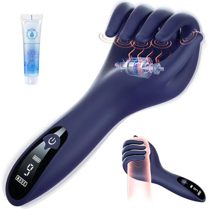 PulseGrip LCD Finger-Form Vibrator for Men & Couples