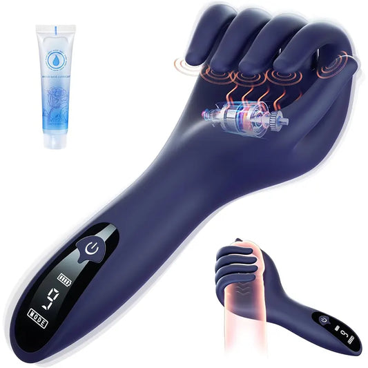 PulseGrip LCD Finger-Form Vibrator for Men & Couples