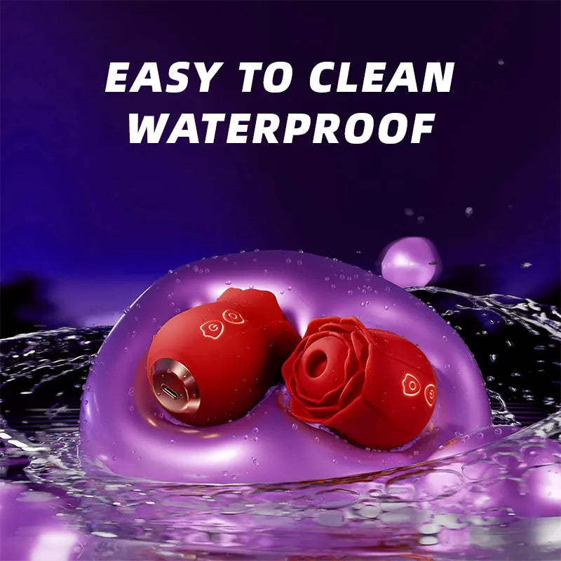 Rose Clitoral Suction Vibrator