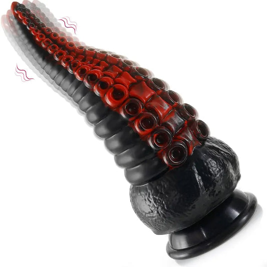 Textured Tentacle Vibrator Dildo