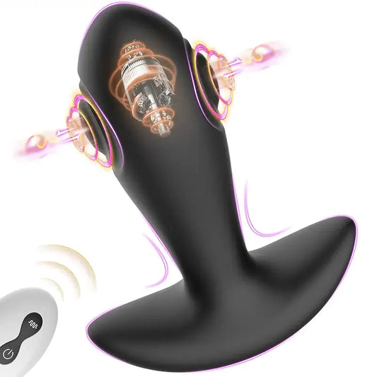 Dual Sided Vibrating Remote Anal Plug