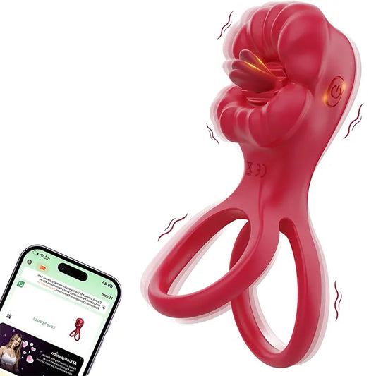 App-Controlled Clitoral Vibrating Ring