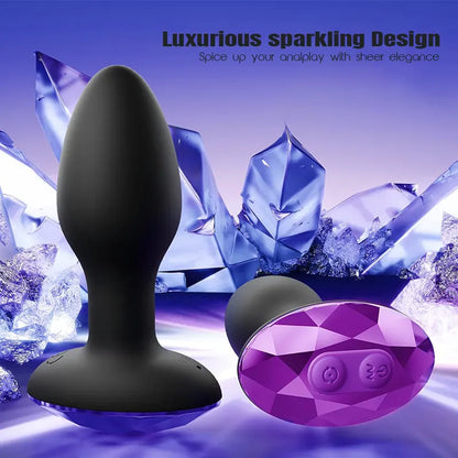 Purple Diamond Anal Vibrator