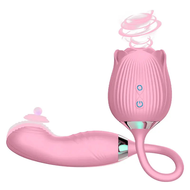 Rose Licking Suction Vibrator