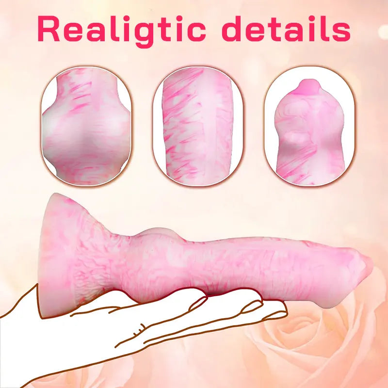 Mythic Hound Knot Dildo Soft Fantasy Dog-Inspired Dildo for Stretch Play