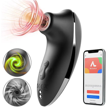 Heated Remote Suction Clitoral Stimulator