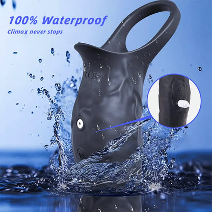 Vibrating Silicone Penis Enhancer