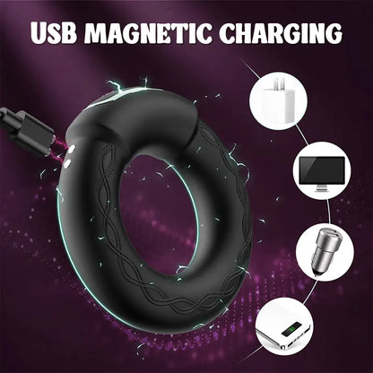 Heated Vibrating Penis Ring