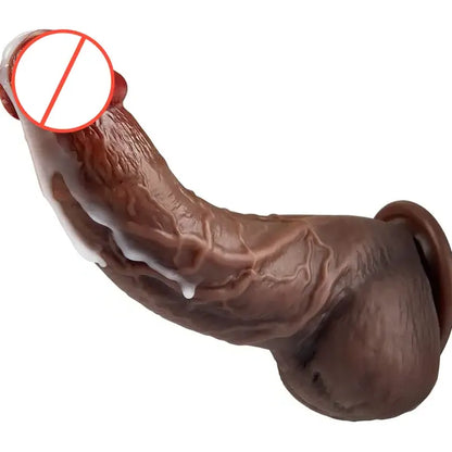 Realistically Curved Silicone Dildo for The G-spot