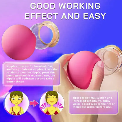 Silicone Manual Nipple Suction Cups