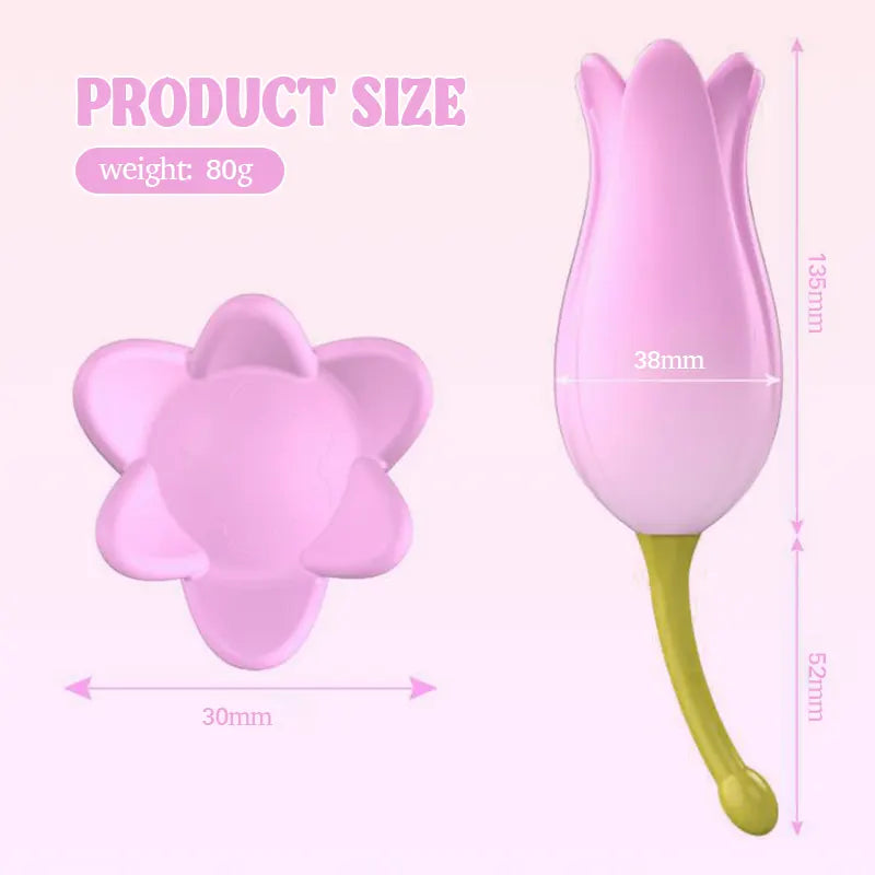 Pink Tulip Clitoral Precision Vibrator