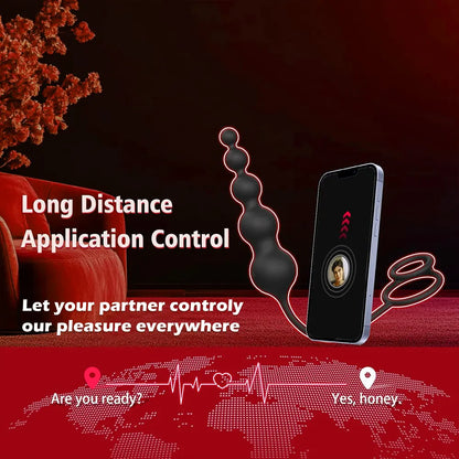 Remote Vibrating Cock Ring with Plug