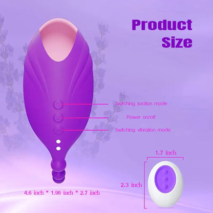 Clit and Nipple Suction Vibrator