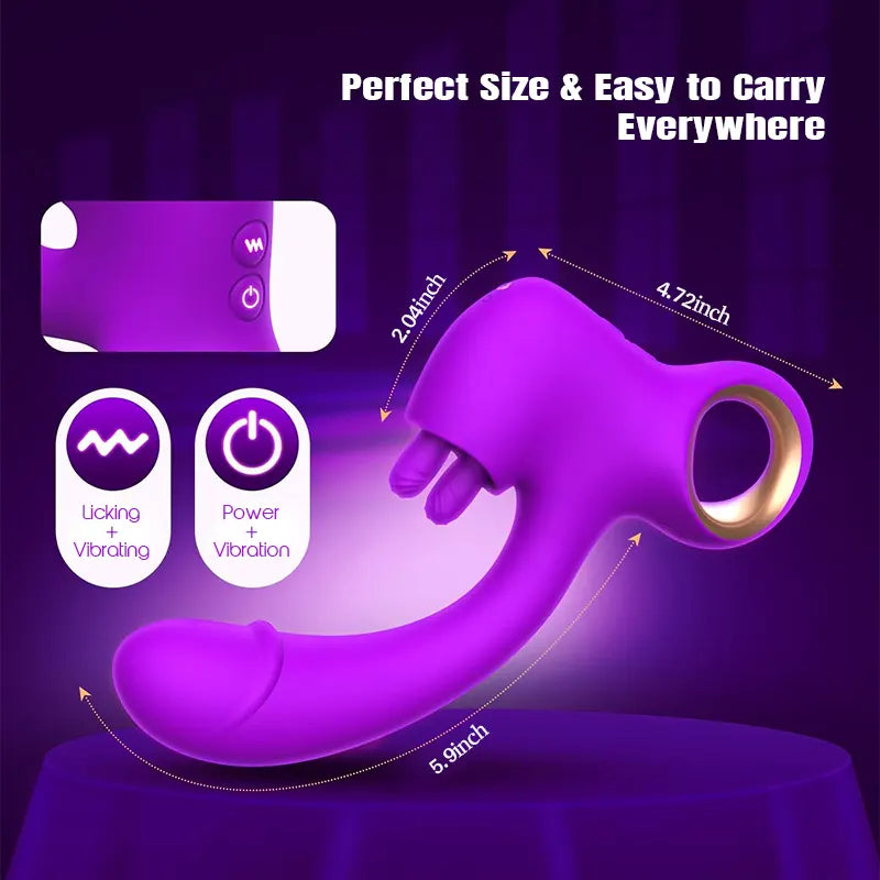 Double Tongue Thrusting Vibrator