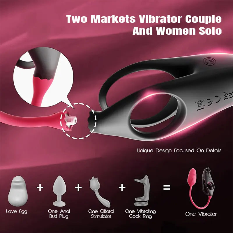 Couple’s Remote G-Spot Vibrating Ring