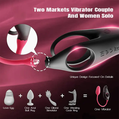 Couple’s Remote G-Spot Vibrating Ring