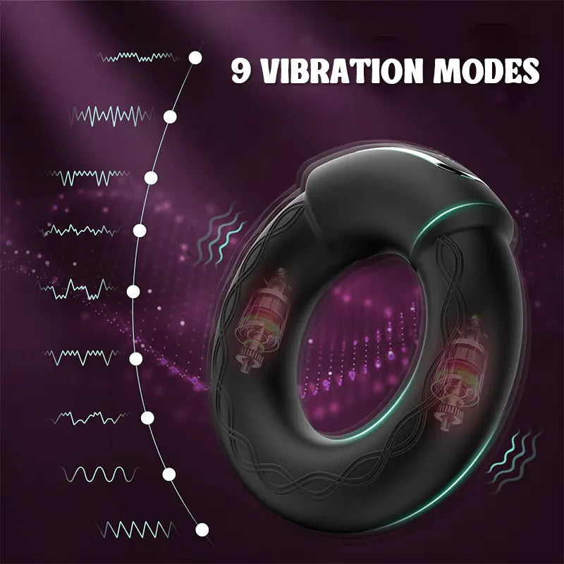 Heated Vibrating Penis Ring