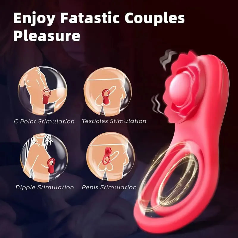 App-Controlled Dual Vibrating Cock Ring