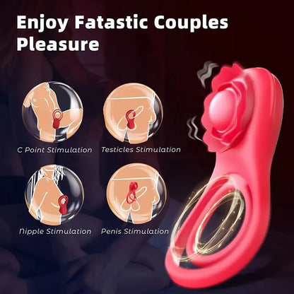 App-Controlled Dual Vibrating Cock Ring