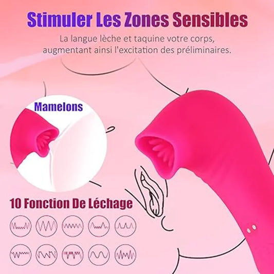Pink Worm Clitoral Stimulator