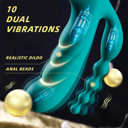 Heated Rabbit Thrusting Vibrator