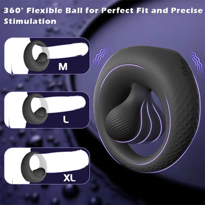 SyncPulse Adjustable Vibrating Couples Ring