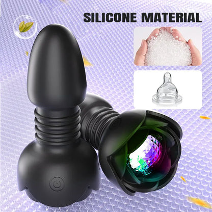 Remote Thrusting Anal Vibrator Plug