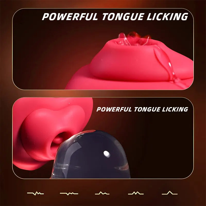 VelvetPulse Heart-Shaped Suction Vibrator