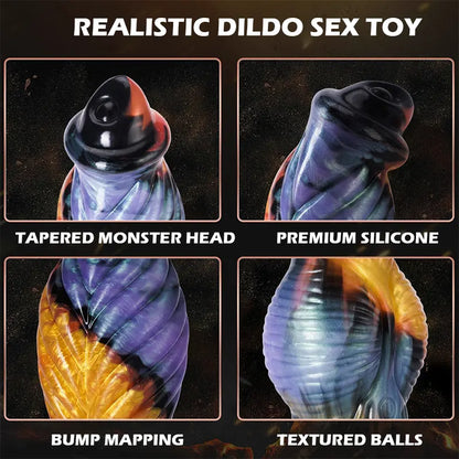 Phoenix Fury App-Controlled Monster Dildo