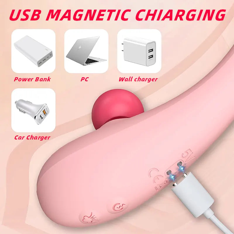 Thrusting Suction Vibrator Wand