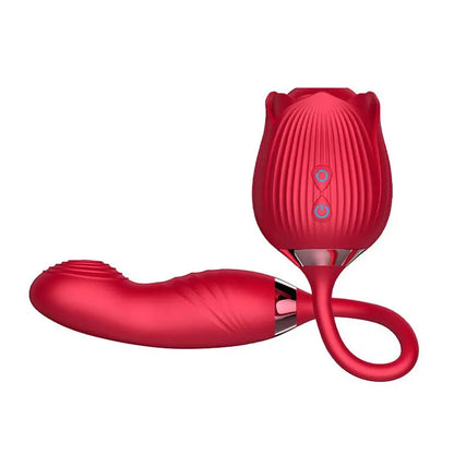 Rose Licking Suction Vibrator