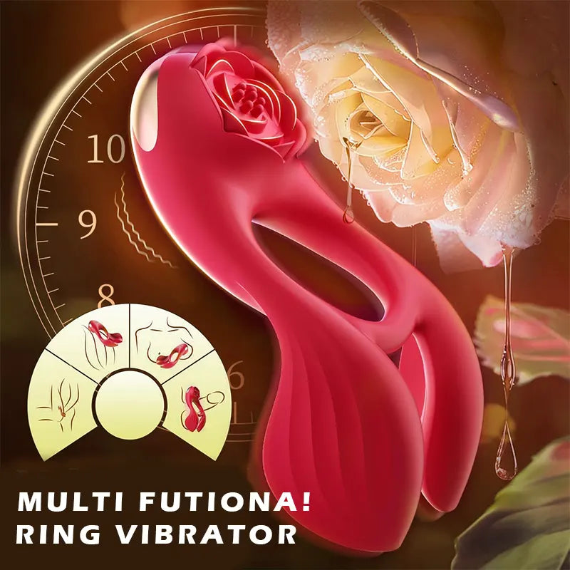 BloomRose Dual-Stimulating Silicone Pleasure Ring