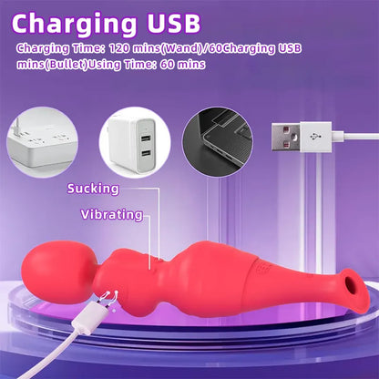 Luxury Clitoral Vibrator with Suction