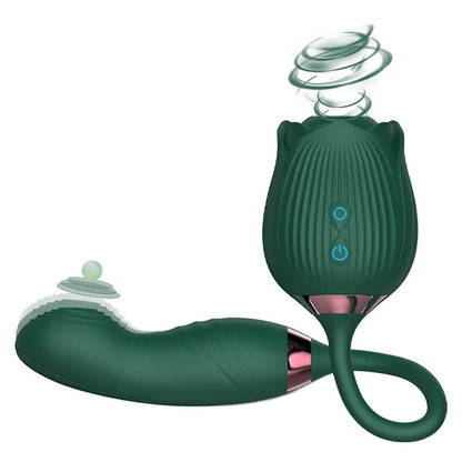 Rose Licking Suction Vibrator