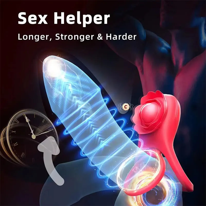 App-Controlled Dual Vibrating Cock Ring