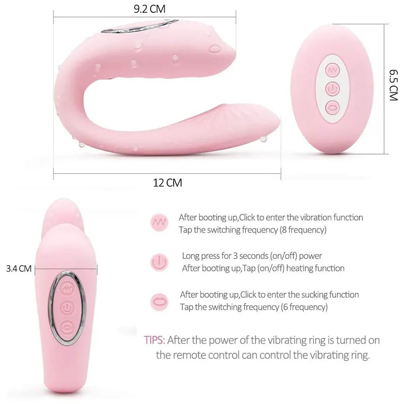 Pink Flower Clitoral Vibrator