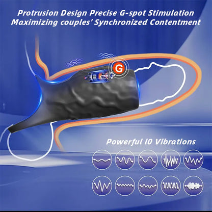 Vibrating Silicone Penis Enhancer